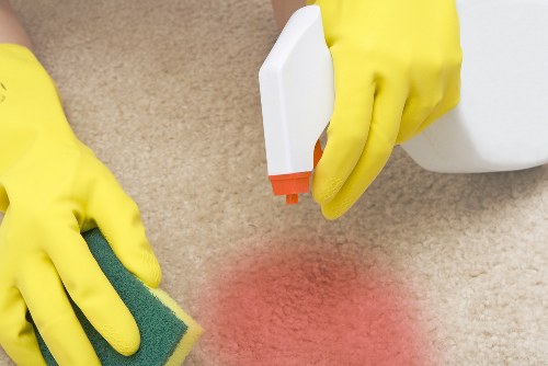 Professional carpet cleaning in a West Hampstead home