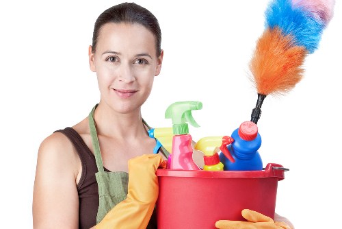 Professional office cleaning in Westhampstead reception area